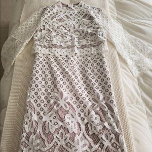 Ivy City Co. White Lace Dress